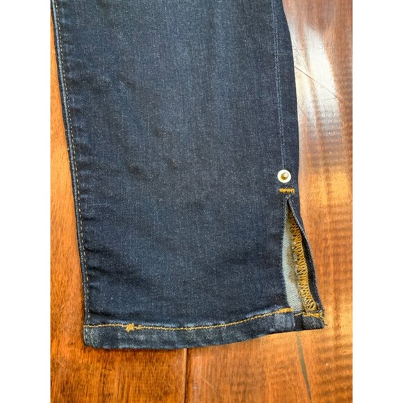 Frame Dark Wash Le High Skinny Blue Denim Jeans, Size 26 - Picture 4 of 8